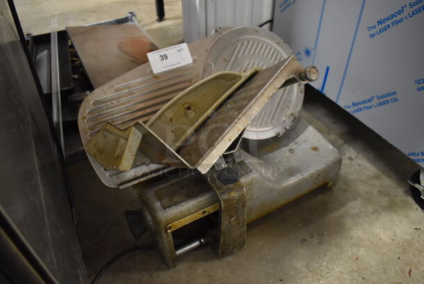Hobart Metal Commercial Countertop Meat Slicer. 115 Volts, 1 Phase. 25x20x18. Tested and Working! - Image 2 of 6