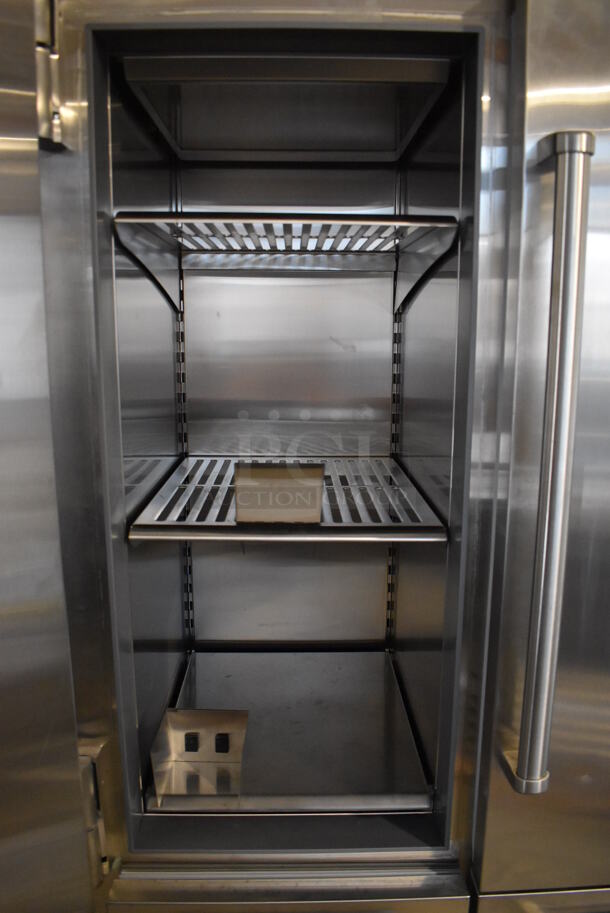 LIKE NEW! Sub Zero Stainless Steel Commercial Cooler Freezer Combo Unit. 115 Volts, 1 Phase. Unit Has Only Been Used a Few Times! Tested and Powers On But Does Not Get Cold - Image 4 of 11