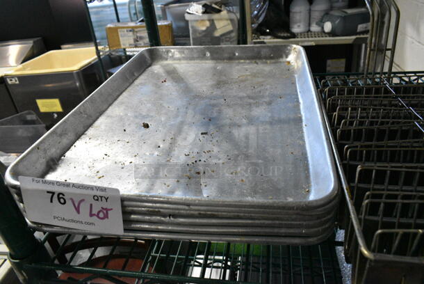 ALL ONE MONEY! Tier Lot of Various Items Including Stainless Steel Drop In Bins, Metal Bowl, Metal Baking Pans.  - Image 9 of 9