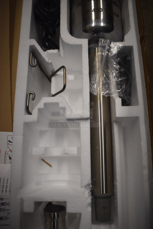BRAND NEW IN BOX! Robot Coupe MP 450 Turbo Stainless Steel Commercial Immersion Blender. 7x5x33. Tested and Working! - Image 4 of 7