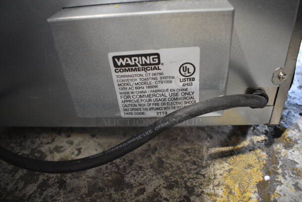 Waring Model CTS1000 Stainless Steel Commercial Countertop Conveyor Toaster. 120 Volts, 1 Phase. 15x18x13 - Image 5 of 5