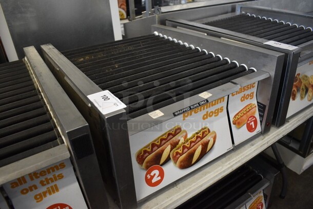 2019 Star Model 45STBDE Stainless Steel Commercial Countertop Hot Dog Roller Grill w/ Bun Storage Bin. 120 Volts, 1 Phase. 24x28.5x12. Tested and Working! - Image 2 of 5
