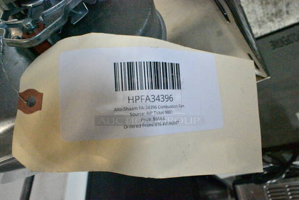 BRAND NEW SCRATCH AND DENT! HPFA34396 Alto-Shaam FA-34396 Combustion Fan.  - Image 6 of 6