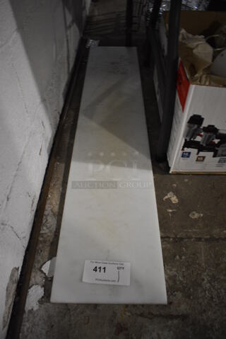 White Cutting Board. 48.5x9.5x0.5