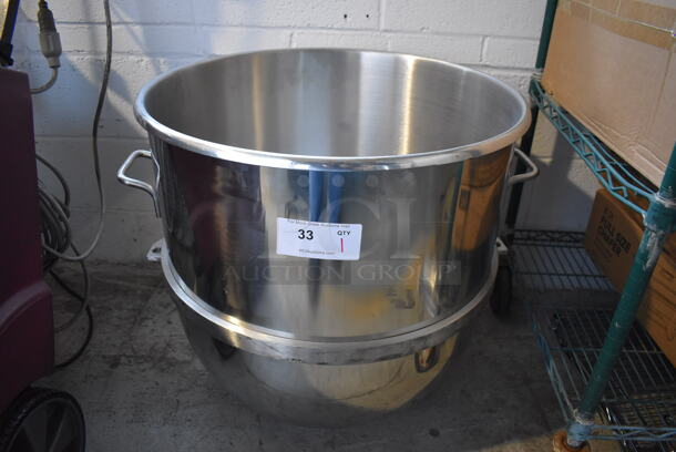 Stainless Steel Commercial Mixing Bowl. 29x24x25.5
