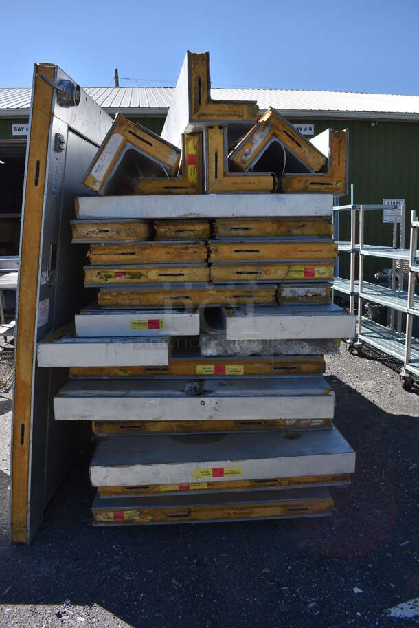 2 Kolpak Walk In Boxes That Make Up One 18'x8'x7' Combo Box w/ Bohn Model ADT065AK 115 Volt, 1 Phase Condenser, Bohn Model LET065BK 208-230 Volt, 1 Phase Condenser, Russell Model RLH080M44-D 208 Volt, 1 Phase Compressor and Russell Model RLH165L44-E 208 Volt, 3 Phase Compressor. 2 Times Your Bid! - Image 10 of 12