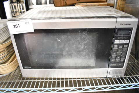 2018 Panasonic NN-SA651S Stainless Steel Countertop Microwave Oven. 120 Volts, 1 Phase. 