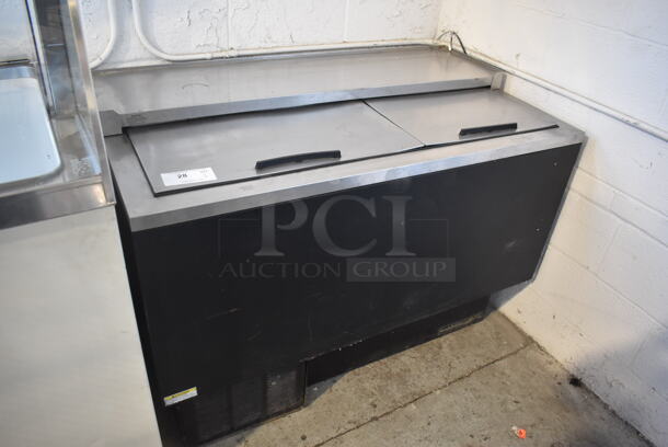 Beverage Air GF48L Stainless Steel Commercial Bottled Back Bar Cooler w/ 2 Sliding Lids. 115 Volts, 1 Phase. Tested and Working!
 - Image 6 of 6