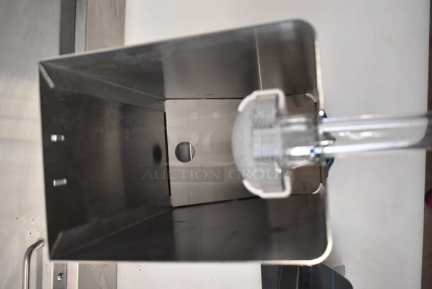 BRAND NEW SCRATCH AND DENT! Nemco 10961  Asept Stainless Steel Countertop Pump Dispenser for 1.5 Gallon / 6 Qt. Pouches - Image 7 of 9