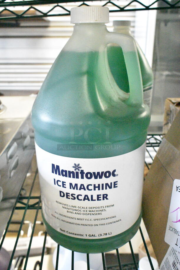 4 BRAND NEW SCRATCH AND DENT! Items Including 3 Manitowoc Descaler Jugs and 1 Noble Dry It Plus Wetting Agent Jug. 4 Times Your Bid! - Image 5 of 6