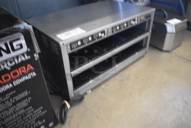 Carter Hoffmann MC212S 2-2DD Heated Holding Cabinet 2 Tiers with 6 Total Compartments. 120 Volts 1 Phase. Tested and Does Not Power On - Image 2 of 5