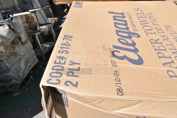 20 BRAND NEW Boxes Including Solo PL4N Large Clear Plastic Souffle, 5002DNAP Choice White 2-Ply Dinner Napkin 17" x 15" - 3000/Case, Commercial Casters. 20 Times Your Bid! - Image 7 of 12