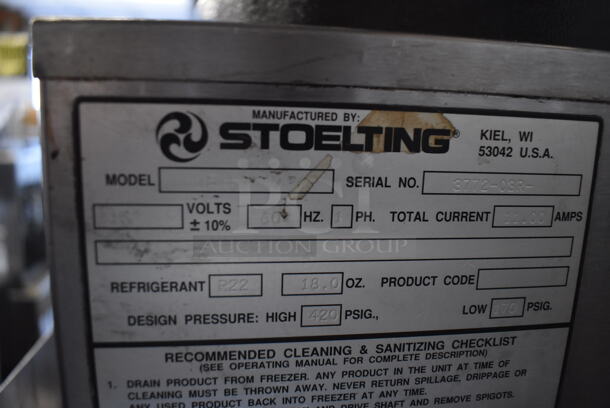 Stoelting E157-37 Stainless Steel Commercial Countertop Single Flavor Drink Machine w/ Lancer Mixer. 115 Volts, 1 Phase. - Image 5 of 7