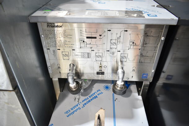 BRAND NEW SCRATCH AND DENT! 2024 Pitco Frialator P14 Stainless Steel Commercial Portable Fryer Oil Filter Machine. 120 Volts, 1 Phase.  - Image 3 of 8