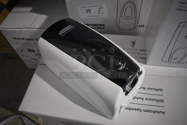 10 BRAND NEW IN BOX! Rubbermaid Poly Wall Mount AutoFoam Dispenser. 5.5x5.5x11. 10 Times Your Bid! - Image 4 of 7