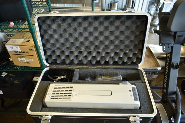 Sharp PG-D100U LCD Projector in Hard Case. 120 Volts, 1 Phase. - Image 3 of 12