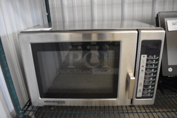 Menumaster Stainless Steel Commercial Countertop Microwave Oven. 21.5x19x14 - Image 1 of 4
