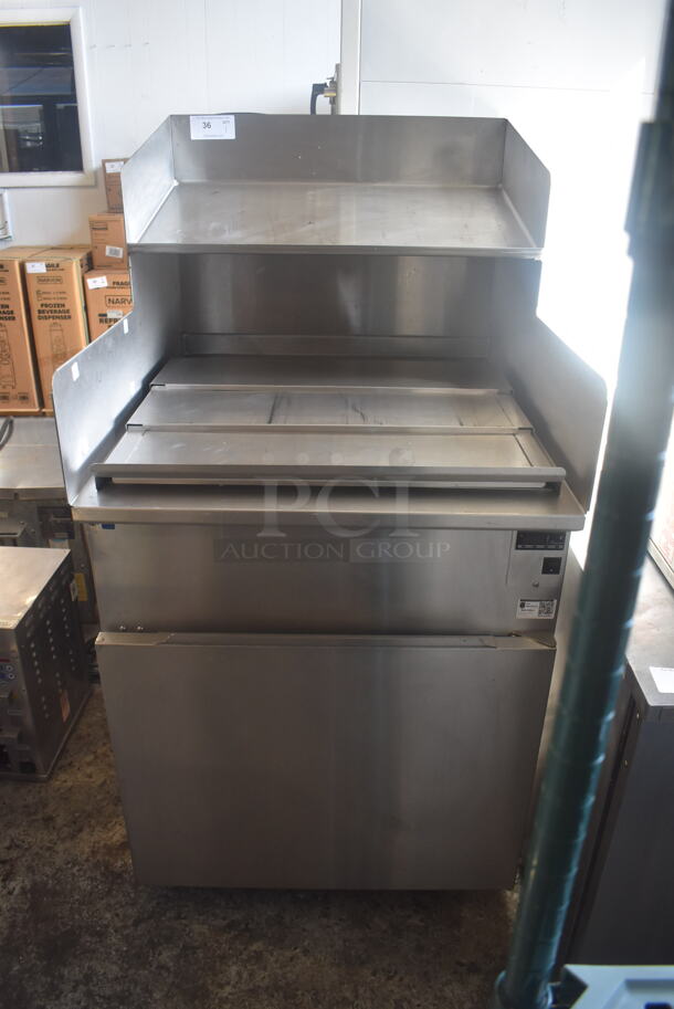 2021 H&K International HKM Commercial Stainless Steel Refrigerated Chicken Batter Station On Commercial Casters. 110-120V, 1 Phase. Tested and Working! - Image 2 of 8
