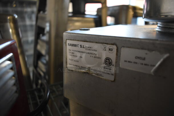 2020 Sammic CK-38V Stainless Steel Commercial Countertop Food Processor w/ S Blade. No Lid. 120 Volts, 1 Phase. Tested and Working! - Image 6 of 6