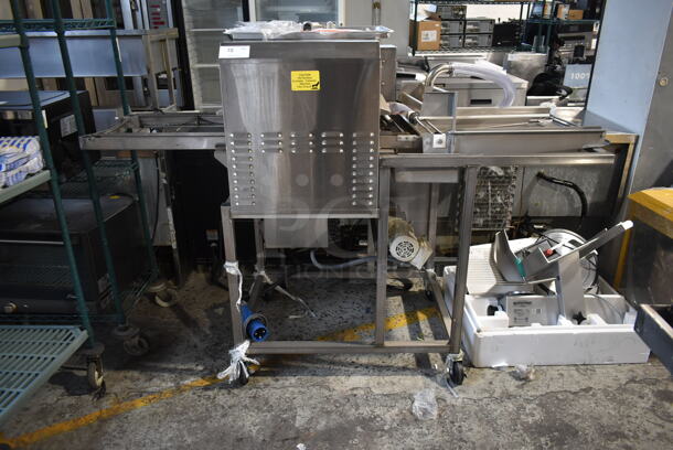 Belshaw Adamatic TG50 Stainless Steel Commercial Floor Style Thermoglaze Icing Machine on Commercial Casters. 208 Volts, 1 Phase. - Image 1 of 7