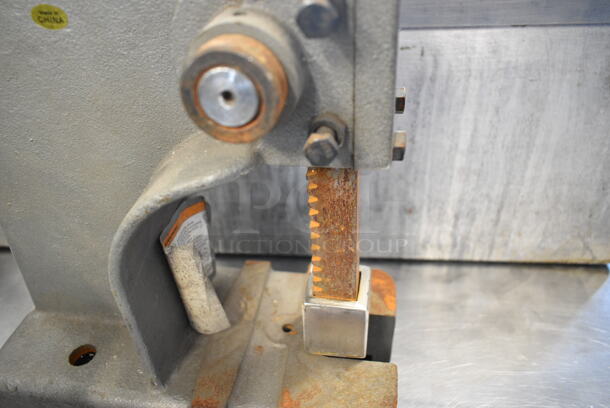 2 Items; Meat Grinder Attachment w/ Tray and Clamp? 2 Times Your Bid!  - Image 9 of 11