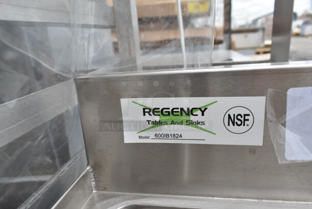 BRAND NEW SCRATCH AND DENT! Regency 600IB1824 18" x 24" Underbar Ice Bin - 77 lb. No Legs. - Image 5 of 5