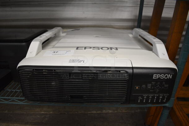 Epson Model H265A LCD Projector. 100-240 Volts, 1 Phase. 21x29x6 - Image 1 of 4