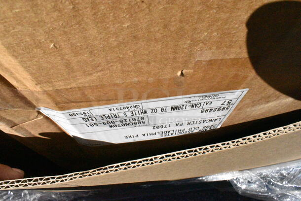 15 BRAND NEW Boxes Including 4070069 Deep Anti-Jam Stainless Steel Steam Table / Hotel Pan, 127RD16BULK Choice 16 oz. Customizable Microwavable Translucent Round Deli Container - 500/Case, 129MCR32B Choice 32 oz. Black Round Microwavable Heavy Weight Container with Lid 7 1/4" - 150/Case. 15 Times Your Bid! - Image 4 of 12