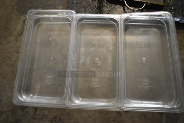 ALL ONE MONEY! Lot of Various Items Including Poly Bins and Stainless Steel Drop In Bin Lids. - Image 5 of 7