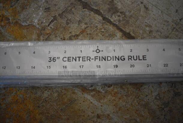 24 BRAND NEW! Alvin ARC36 Stainless Steel  36" Center Finding Rule. 37x2. 24 Times Your Bid! - Image 3 of 4