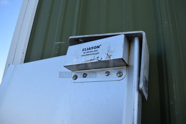 2 Eliason Metal Commercial Swinging Kitchen Doors. 17x3x82. 2 Times Your Bid! - Image 3 of 6