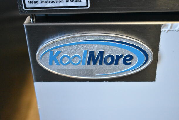 BRAND NEW SCRATCH AND DENT! 2024 KoolMore KM-FDF50-NG Stainless Steel Commercial Floor Style 50 Pound Natural Gas Powered Deep Fat Fryer. 120,000 BTU.  - Image 3 of 9