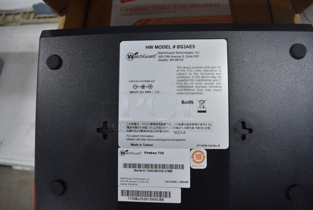 2 BRAND NEW IN BOX! WatchGuard Firebox T30. 9.5x7x1. 2 Times Your Bid! - Image 3 of 4