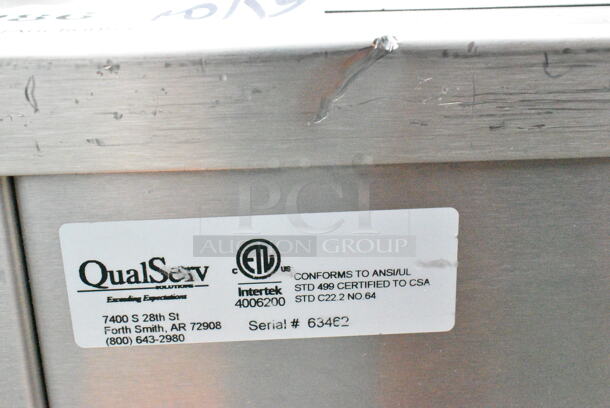 QualServ WMSC24MS Stainless Steel Commercial Portable Sink on Commercial Casters. Bay 16x14x7 - Image 12 of 12