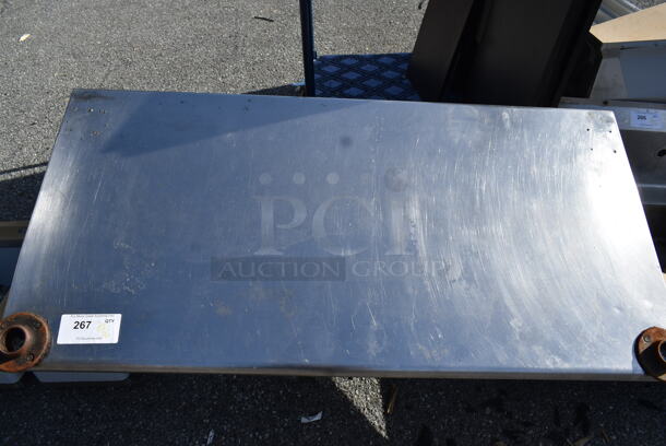 Stainless Steel Equipment Stand w/ Metal Under Shelf on Commercial Casters. Missing Caster. - Image 2 of 5