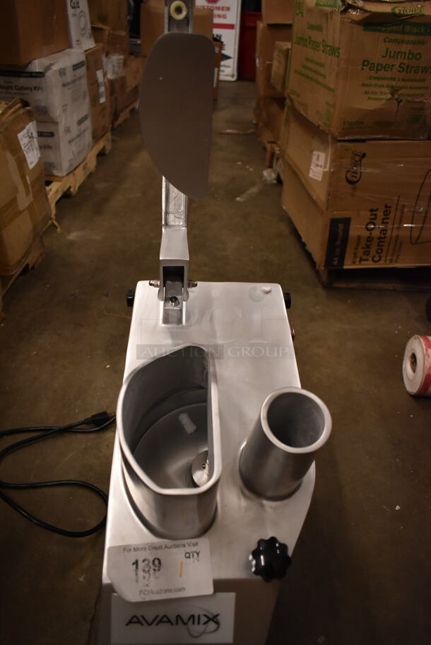 BRAND NEW SCRATCH AND DENT! AvaMix 177CFP5D Metal Commercial Countertop Food Processor. 120 Volts, 1 Phase. Tested and Working! - Image 6 of 7