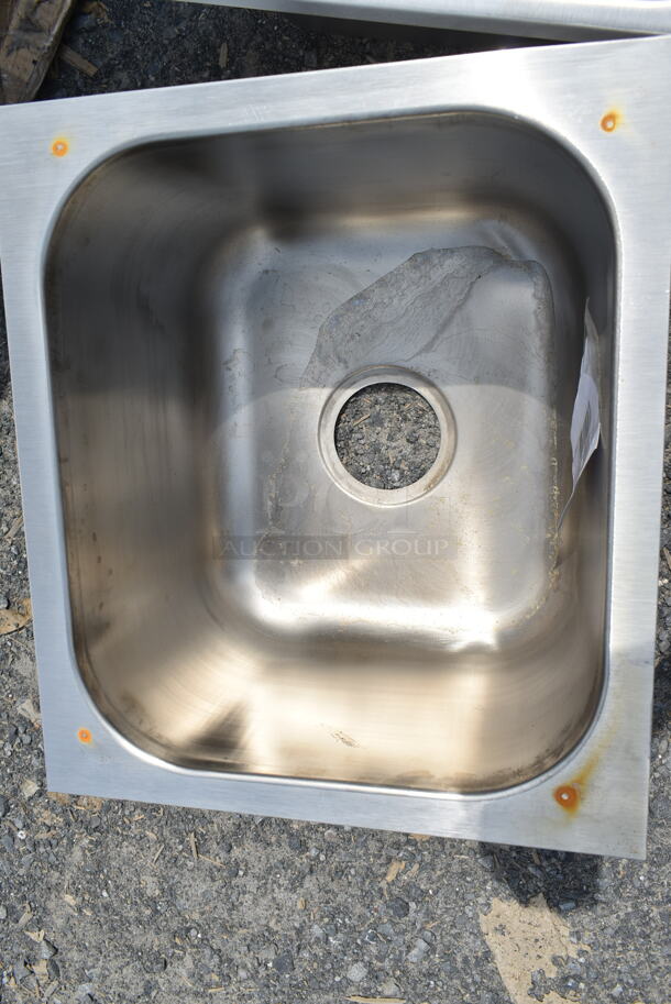 2 BRAND NEW SCRATCH AND DENT! Stainless Steel Single Bay Drop In Sinks. 2 Times Your Bid!  - Image 6 of 8