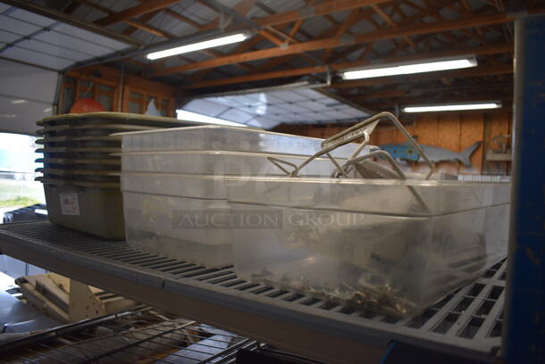 ALL ONE MONEY! Tier Lot of Various Poly Items Including Bus Bins and Full Size Drop In Bins - Image 1 of 5