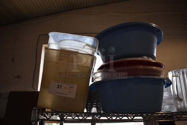 ALL ONE MONEY! Tier Lot of Various Items Including Poly Bins, Pitchers and Bowls. - Image 2 of 5