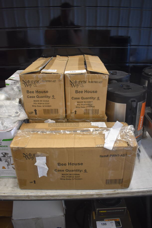 5 Cases of NEW Bee Houses. 5 Times Your Bid! - Image 1 of 6