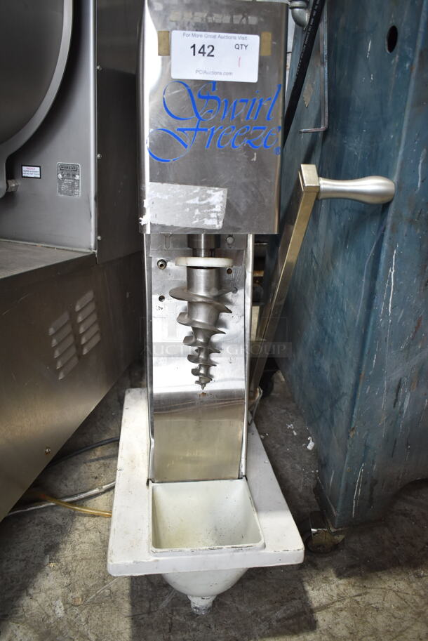 Swirl Freeze Stainless Steel Commercial Ice Cream Blending Machine. Tested and Does Not Power On - Image 2 of 3