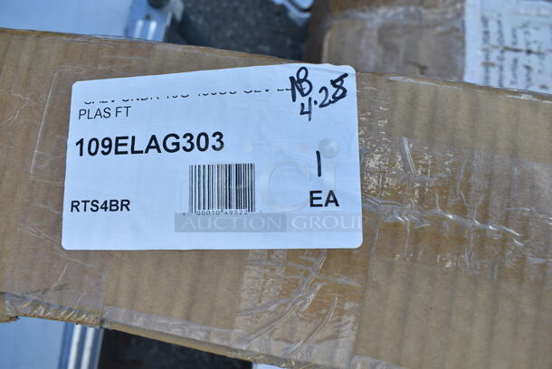 BRAND NEW SCRATCH AND DENT! Advance Tabco 109ELAG303 30" x 36" 16 Gauge Stainless Steel Work Table with Galvanized Undershelf. May Be Missing Pieces.  - Image 3 of 3
