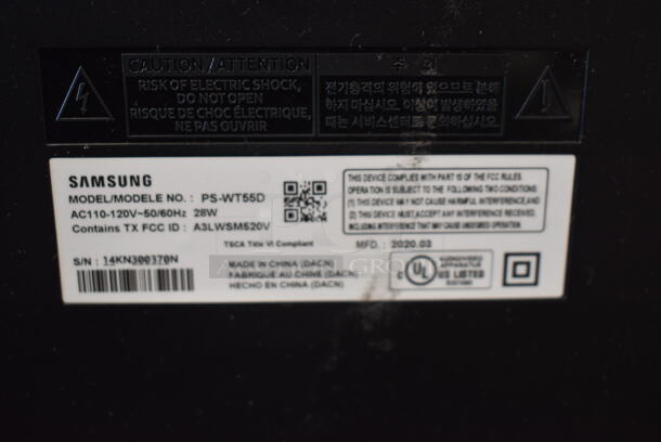 2 Samsung PS-WT55D Subwoofer Speakers. 8x11.5x14. 2 Times Your Bid! - Image 5 of 5