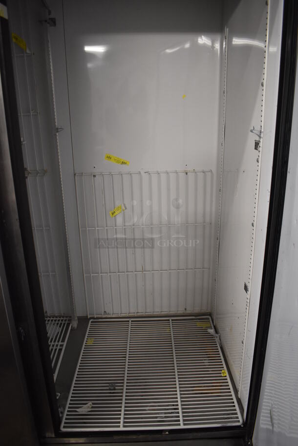 2013 True T-49F ENERGY STAR Stainless Steel Commercial 2 Door Reach In Freezer w/ Poly Coated Racks on Commercial Casters. 115 Volts, 1 Phase. 54x30x83. Tested and Working! - Image 6 of 6