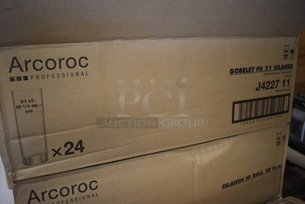 24 BRAND NEW IN BOX! Arcoroc Beverage Glasses. 2.5x2.5x6.5. 24 Times Your Bid! - Image 4 of 4