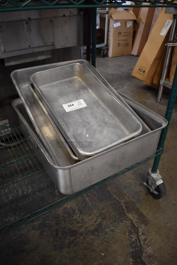 ALL ONE MONEY! Lot of 4 Various Metal Baking Pans. Includes 20x23x7 - Image 2 of 3