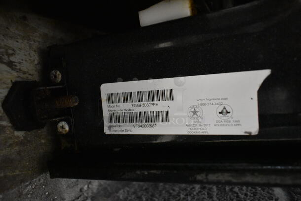 Frigidaire FGGF3030PFE Stainless Steel Commercial Natural Gas Powered 5 Burner Range w/ Oven.  - Image 8 of 8