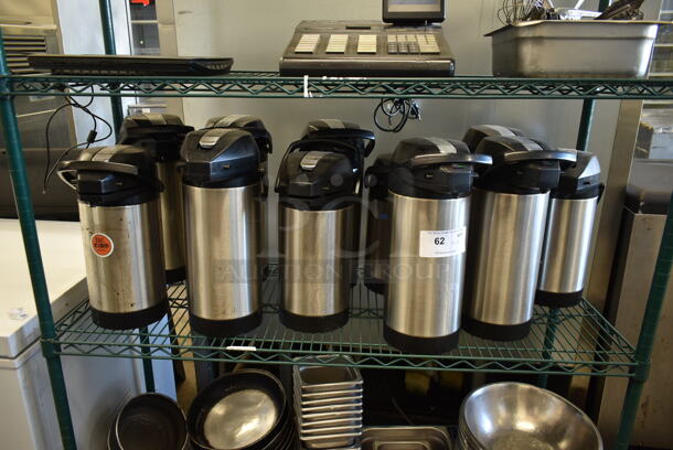 11 Stainless Steel Air Pots. 11 Times Your Bid! - Image 1 of 5