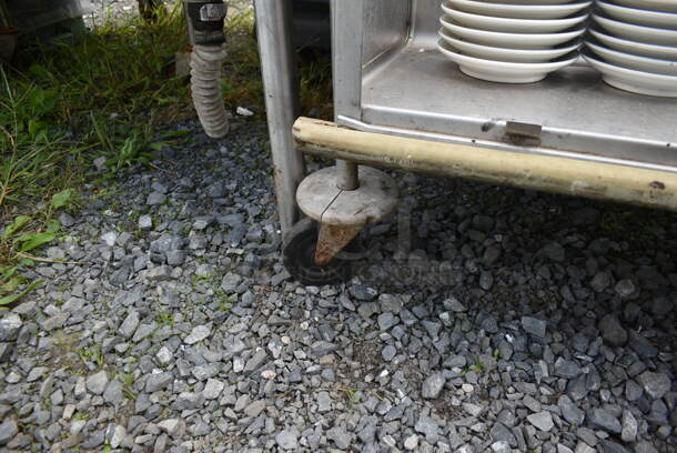 Stainless Steel Dish Cart w/ Saucers on Commercial Casters. - Image 6 of 6