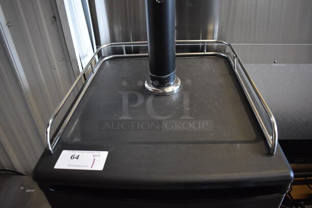 BRAND NEW SCRATCH AND DENT! Galaxy 177KEGRTRBLK Metal Commercial Direct Draw Kegerator w/ Beer Tower on Commercial Casters. 115 Volts, 1 Phase. 21x24x52. Tested and Working! - Image 4 of 8